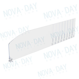 Plastic PET Shelf Dividers,Breakable Plastic Shelf Divider,#DIV120B