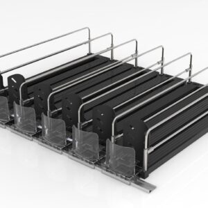 Easy Lock Self-adjusted Beverage Bottle & Can Pusher System