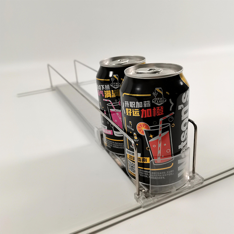 Beverages on roller tracks