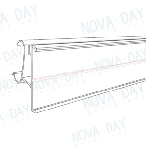 Epta Plastic Shelf Edge Rail For Hanshow Polaris Electronic Shelf Labels