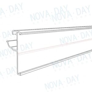 FRW Plastic Shelf Edge Rail For Hanshow Polaris Electronic Shelf Labels