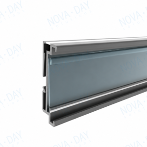 Flip-in ESL Mounted Rail for SoluM digital tags,with paper inserted pocket