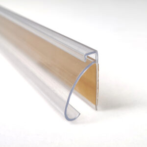 Shelf Slimline Rails,Shelf edge Carrier profile for Flat surface shelves, MPCA1R-WOT
