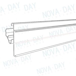 LS Plastic Shelf Edge Rail Compatible For Hanshow Polaris Electronic Shelf Labels