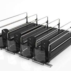 5 Lanes Pusher Glide Bottle Organizer,BEV2-PUS-5K