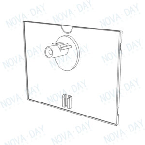 Reflex Sign Holder for Arm – US A6 Face-Out Graphic Holder