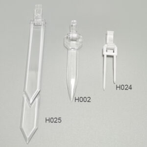 Ice stick with price cassette connector,fittings for electronic shelf label holders, for Klick-klick flexible labelling holder