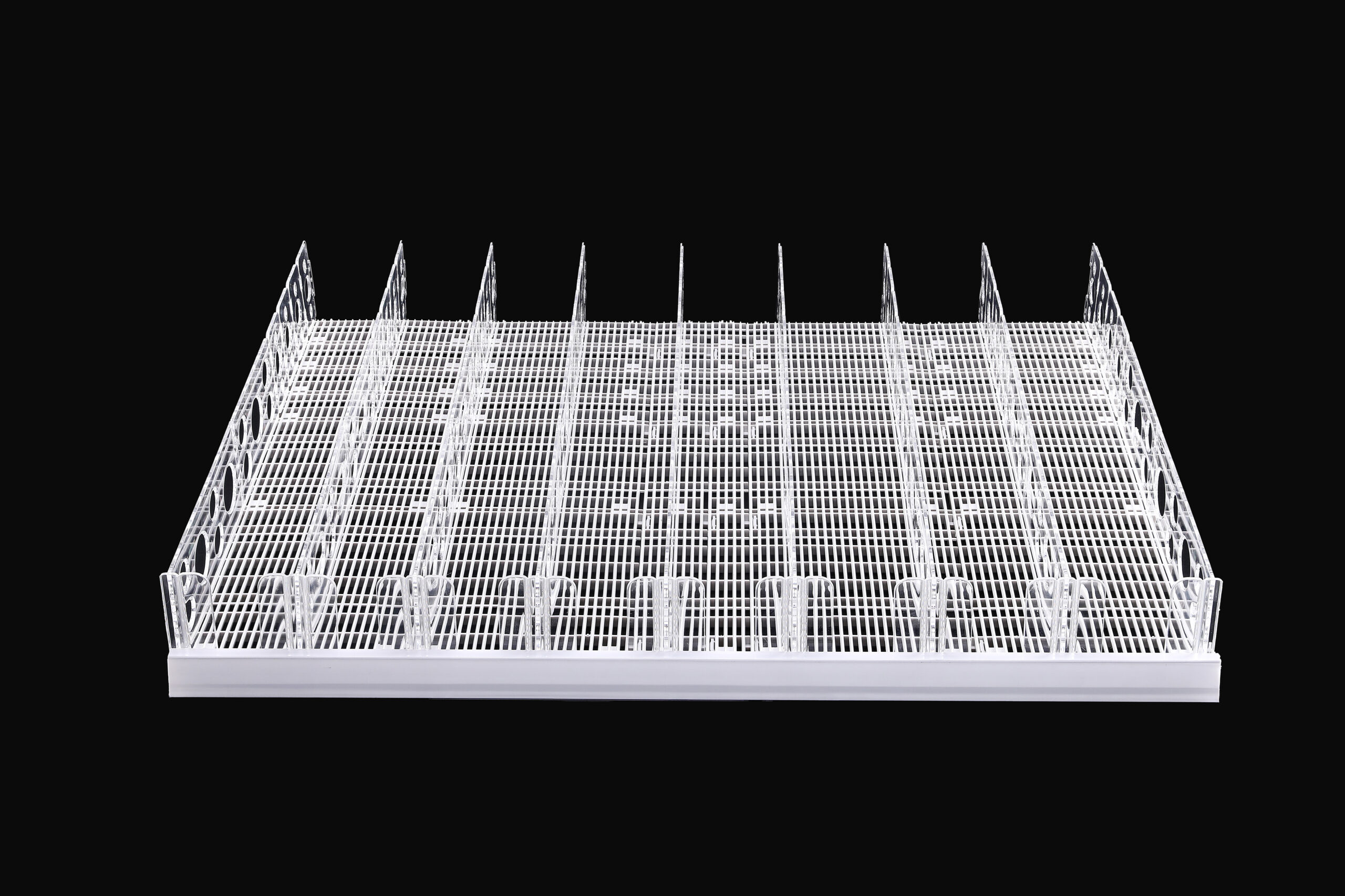 Low-friction gravity sliding mat