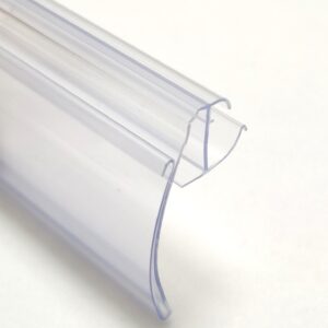WANZL | CEFLA DOUBLE WIRE SHELF PVC Shelf Label Holder Strips,Scanning Rails for WANZL | CEFLA Wire shelf,WO0404