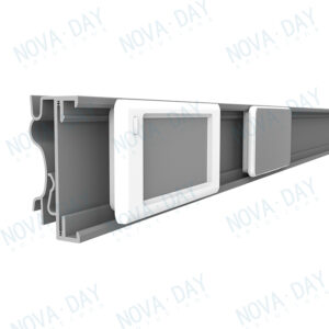 Electronic shelf label holder,PVC rails plastic price holder,#ESL-TPH08