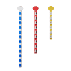 Anti-Slip Merchandising Plastic Clip Strip Plastic Hanging Clip Strips for Supermarket Shelf Display with Anti-Slip Pads