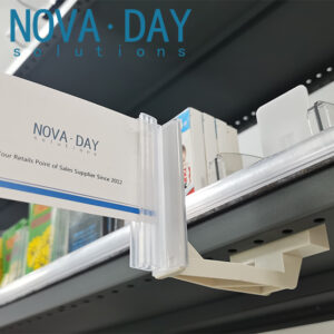 Warehouse Aisles sign holder,Magnetic Under-Shelf Mount Bracket with Flexible Sign Grip,#MAG49