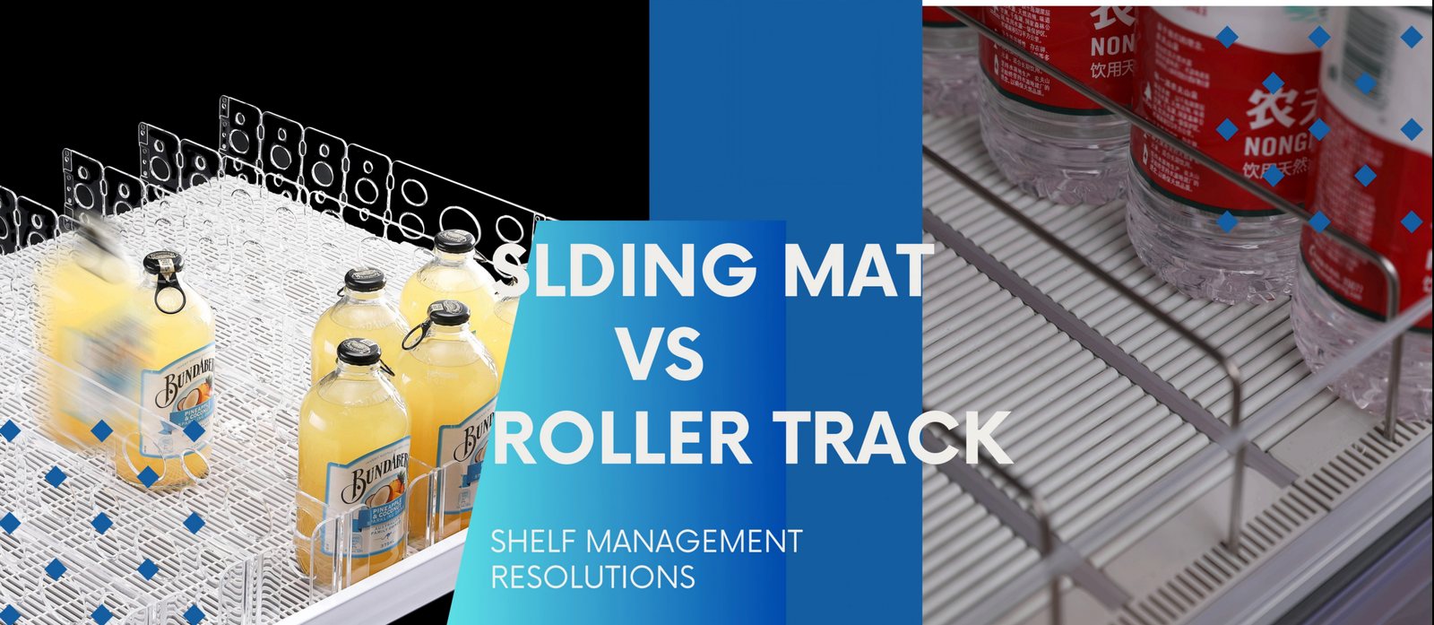 Sliding mat versus roller track