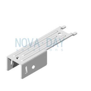 Shelf Edge Metal Holder for Merchandising double Strips