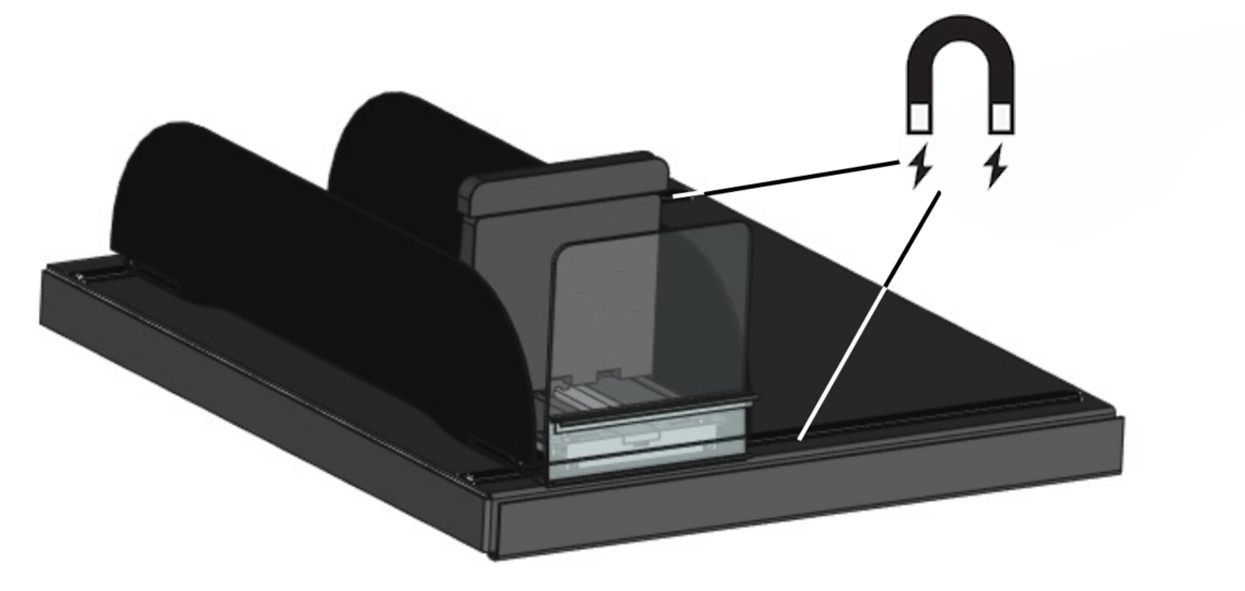 Magnetic PRO pusher tray