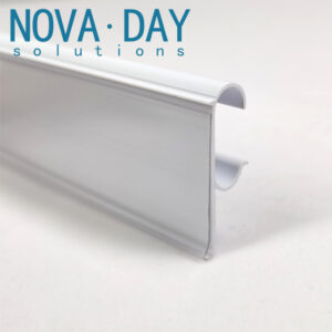 Double Wire Shelf Info Strip for wire basket,140658