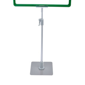 Tabletop Plastic Showcard Poster Stand with square base ,Showcard Retail POS Stand with square base,Bus stop stand,PS10