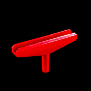 Red Plastic top T-piece holder for Plastic Showcard Frames,Showcard Frames Stand